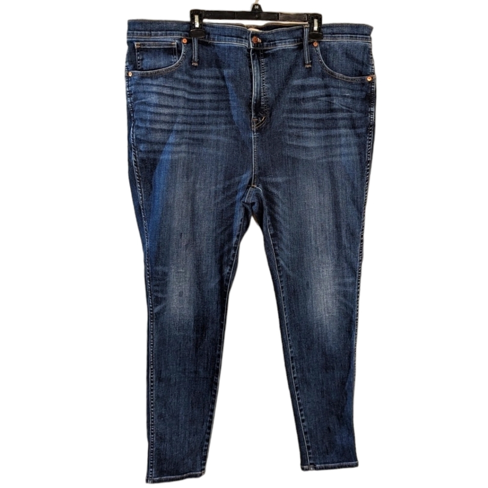 Madewell 10 High Rise Skinny Jeans Dark Wash Size 37